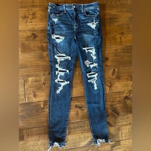 American Eagle super high rise Jegging